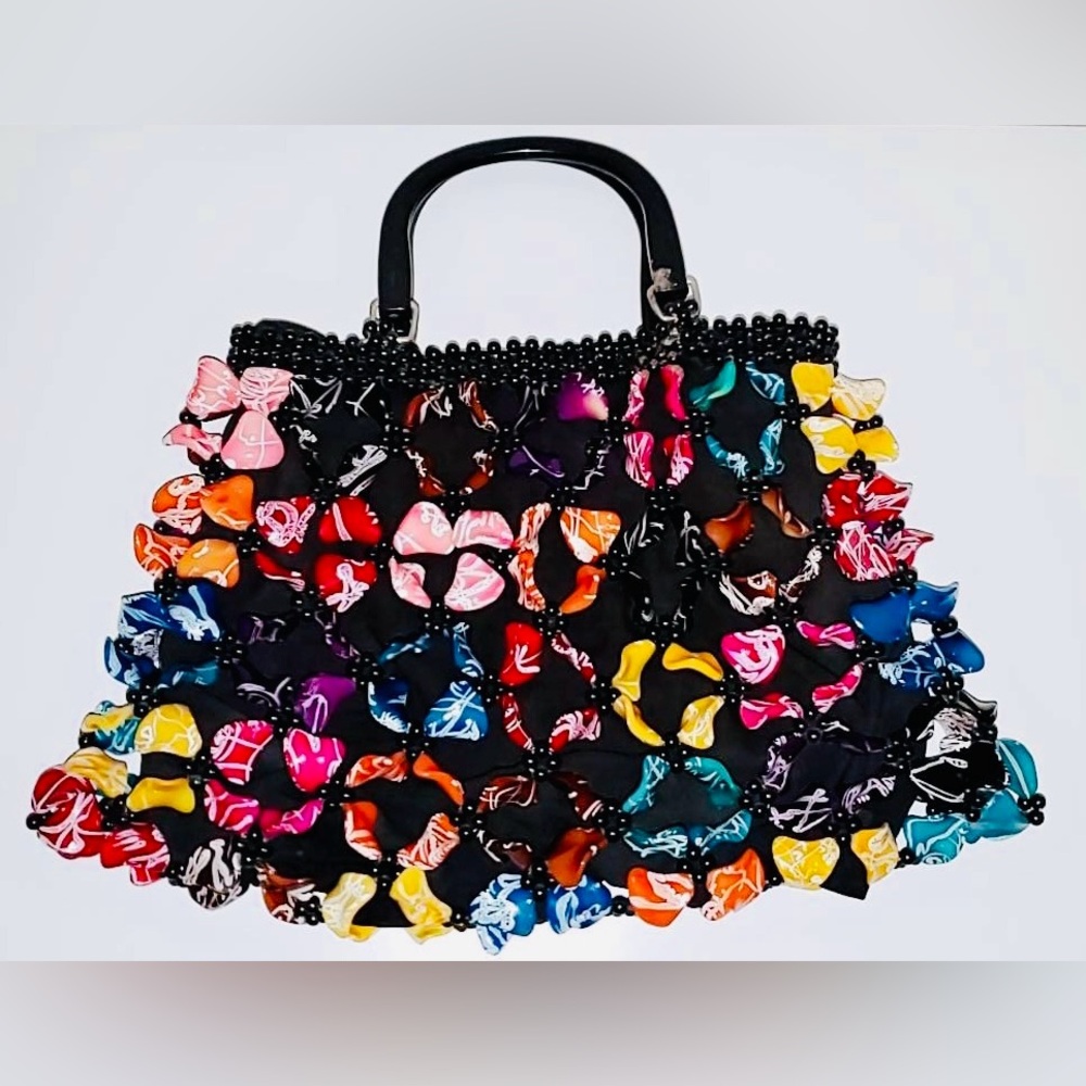 Handmade Beaded African Hobo Handbag | EUC | Completely Made & Sowed by Hand